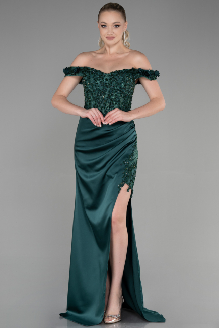 Long Emerald Green Evening Dress ABU3384