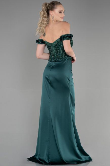 Long Emerald Green Evening Dress ABU3384