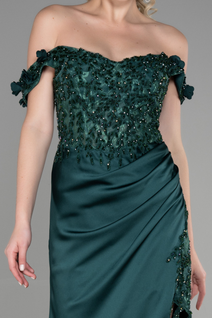 Long Emerald Green Evening Dress ABU3384