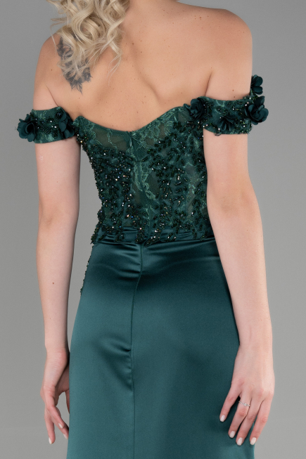 Long Emerald Green Evening Dress ABU3384