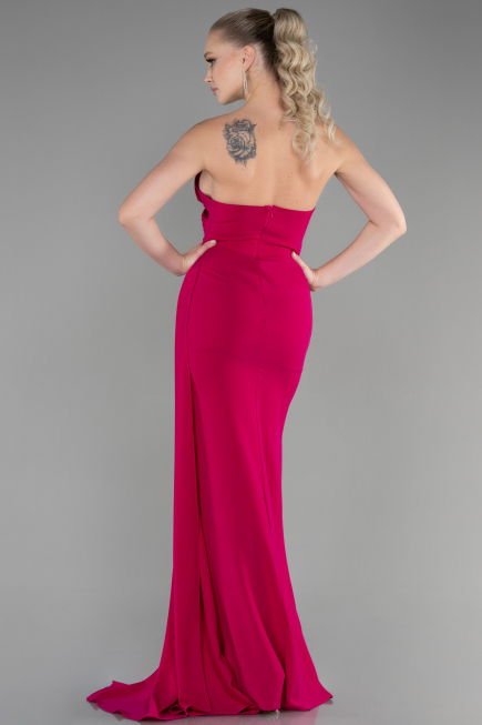 Long Fuchsia Prom Gown ABU3344