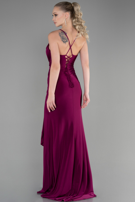 Long Plum Evening Dress ABU3363