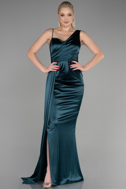 Long Emerald Green Prom Gown ABU2373