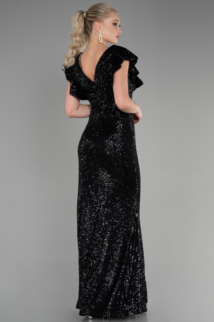Long Black Mermaid Evening Dress ABU1481