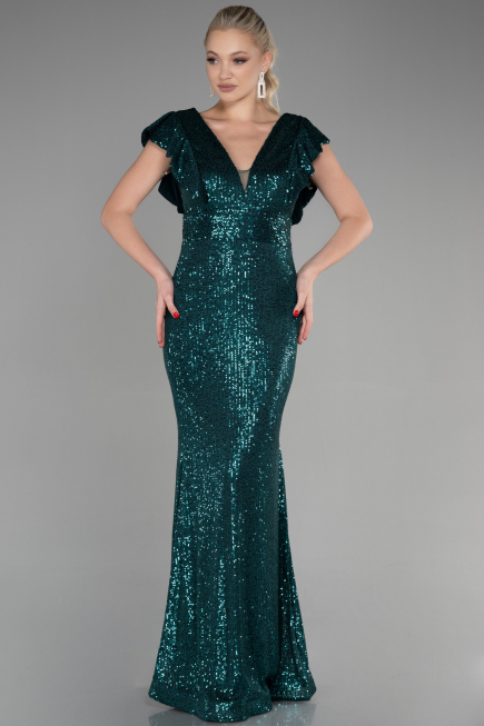 Long Emerald Green Mermaid Evening Dress ABU1481