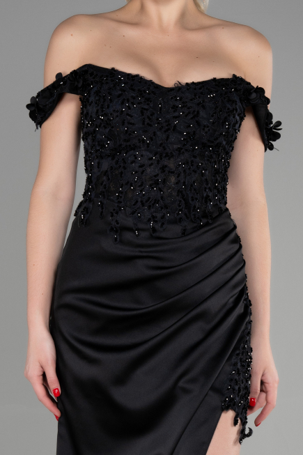 Long Black Evening Dress ABU3384