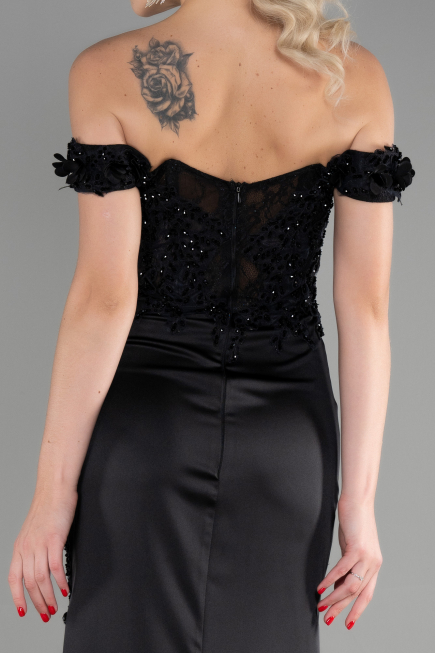 Long Black Evening Dress ABU3384