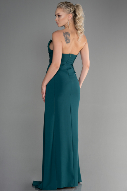 Long Emerald Green Prom Gown ABU3344