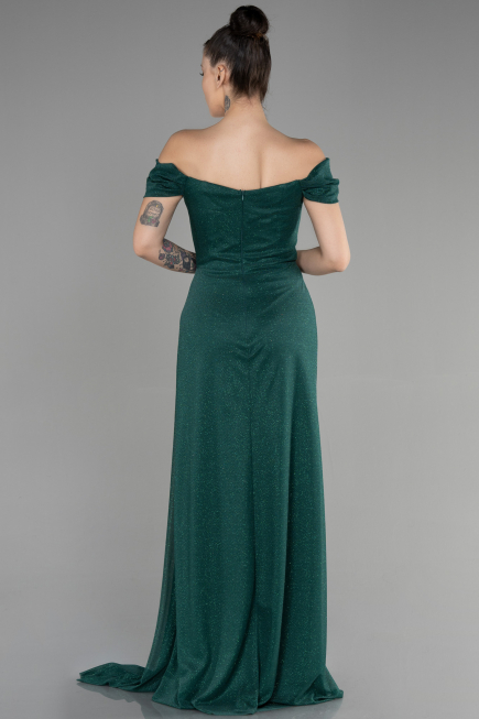 Long Emerald Green Prom Gown ABU3472