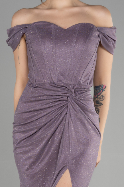 Long Lavender Prom Gown ABU3473