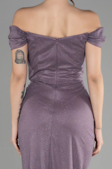 Long Lavender Prom Gown ABU3473