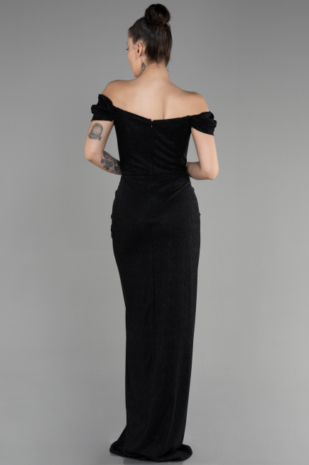Long Black Prom Gown ABU3473
