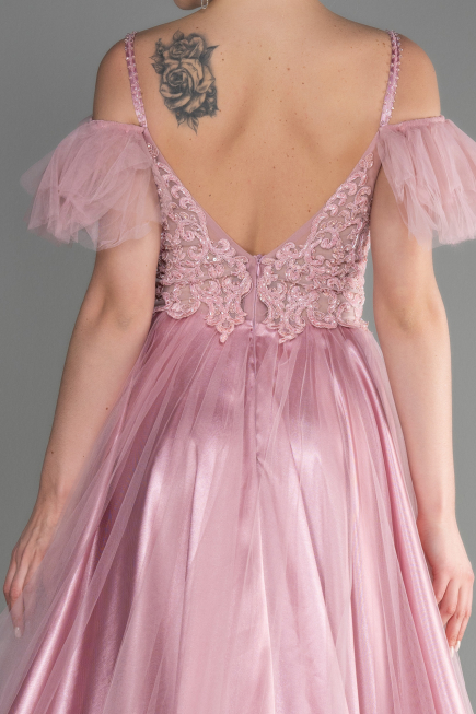 Long Powder Color Evening Dress ABU3500