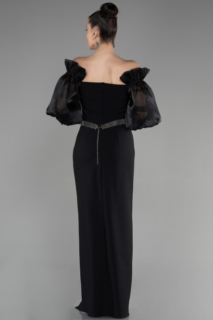 Long Black Evening Dress ABU3508