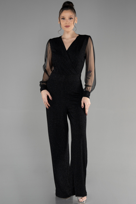 Long Black Evening Dress ABT012