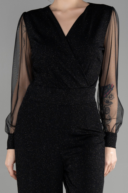 Long Black Evening Dress ABT012
