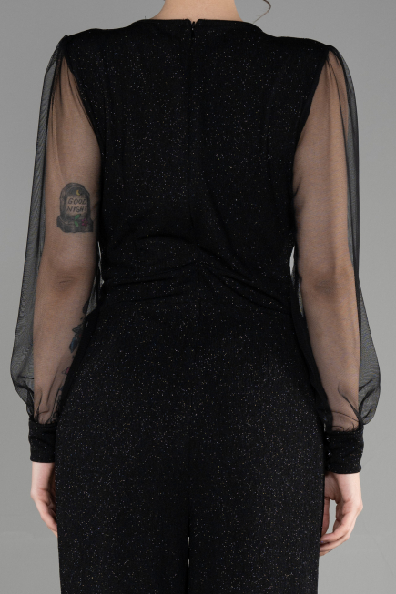 Long Black Evening Dress ABT012