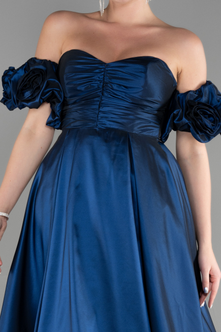 Long Navy Blue Evening Dress ABU3547