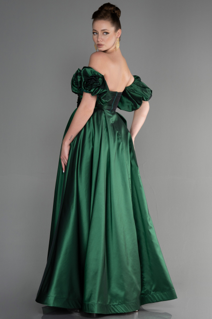Long Emerald Green Evening Dress ABU3547