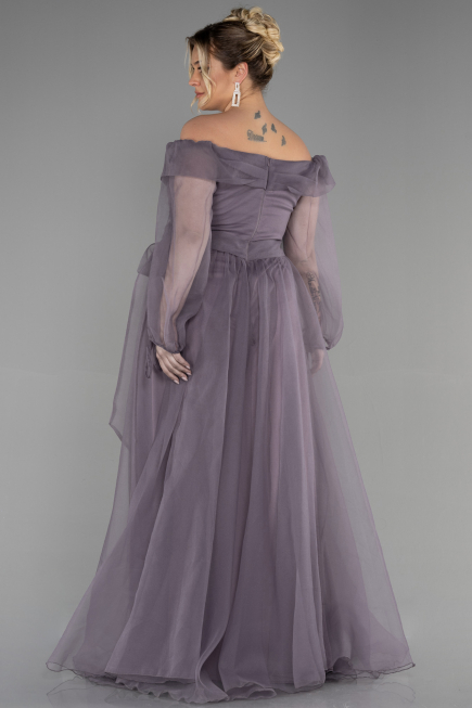 Long Lavender Oversized Evening Dress ABU1535