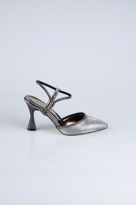 Platinum Laser Cut Stiletto MJ5150