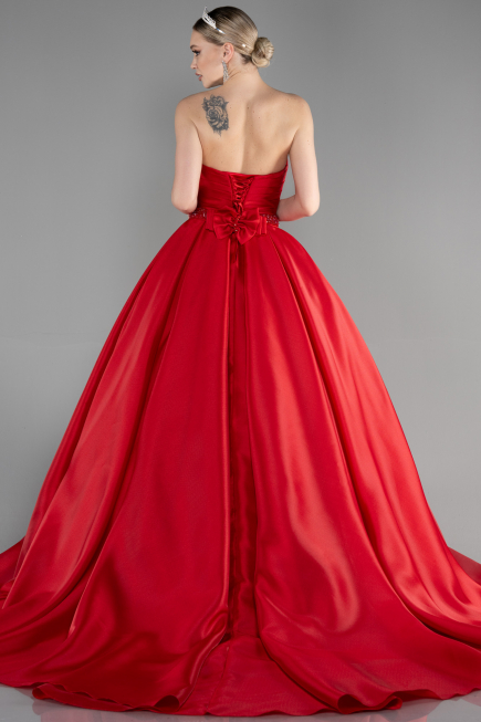Long Red Haute Couture Dress ABU3596