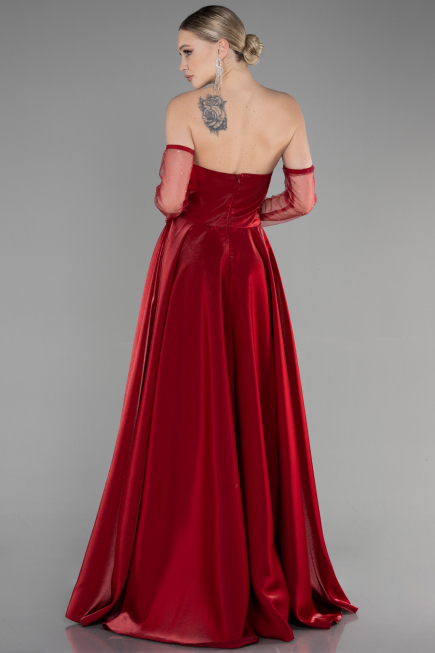 Long Burgundy Evening Dress ABU3604