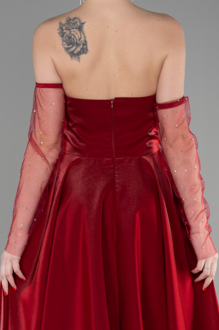 Long Burgundy Evening Dress ABU3604