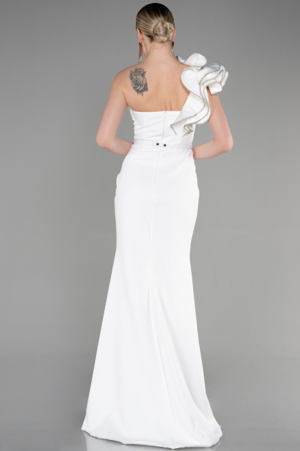 Long White Evening Dress ABU3605