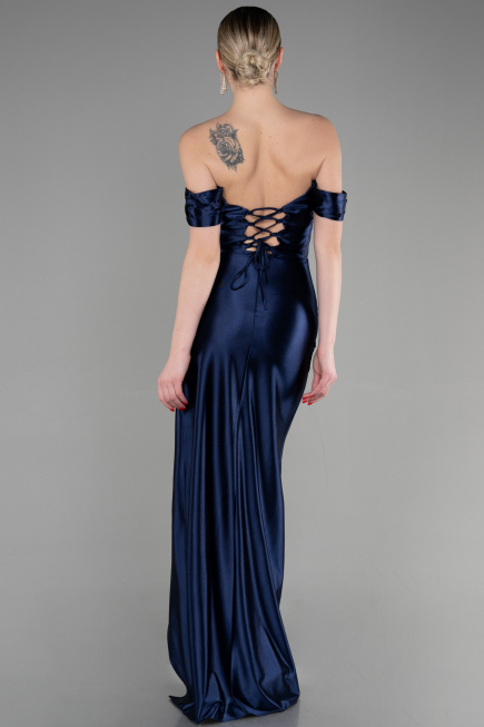Long Navy Blue Evening Dress ABU3611