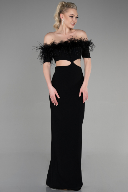 Long Black Evening Dress ABU3602