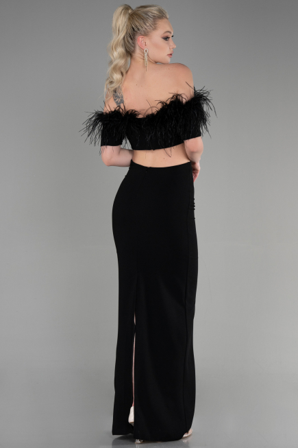 Long Black Evening Dress ABU3602