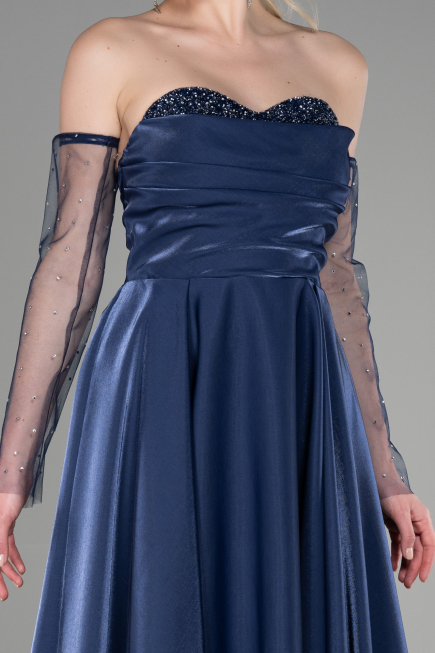 Long Navy Blue Evening Dress ABU3604