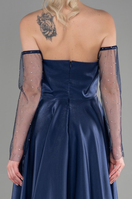 Long Navy Blue Evening Dress ABU3604