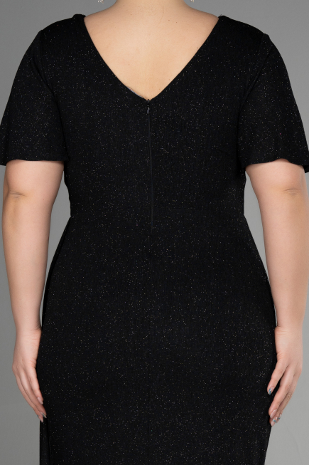 Long Black Formal Plus Size Dress ABU3645