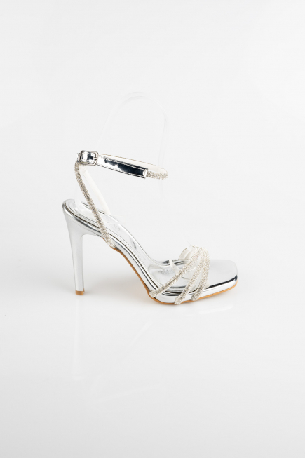Silver Mirror Evening Shoe AB8003