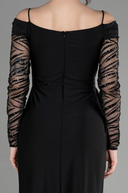 Long Black Evening Dress ABU3656