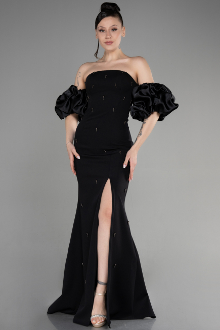 Long Black Evening Dress ABU3659