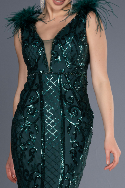Long Emerald Green Mermaid Prom Dress ABU3669