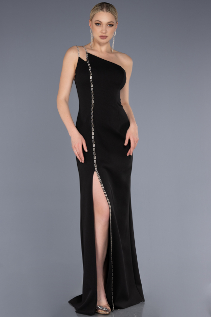 Long Black Evening Dress ABU3675