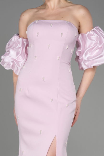 Long Powder Color Evening Dress ABU3659