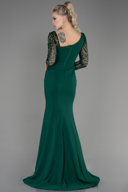 Long Emerald Green Evening Dress ABU3712