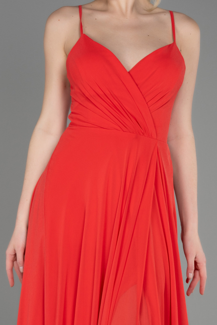 Coral Long Prom Gown ABU1305