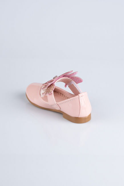 Powder Color Patent Leather Kid Shoe MJ4001
