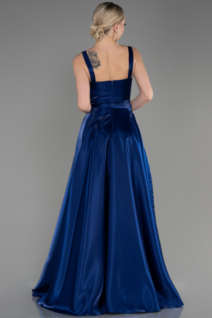 Long Navy Blue Evening Dress ABU3751