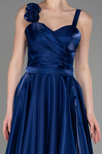 Long Navy Blue Evening Dress ABU3751