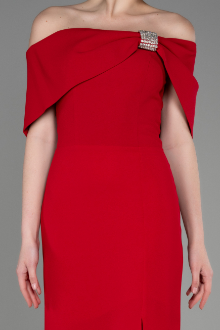 Long Red Evening Dress ABU3775