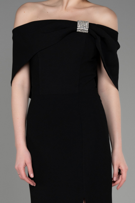 Long Black Evening Dress ABU3775