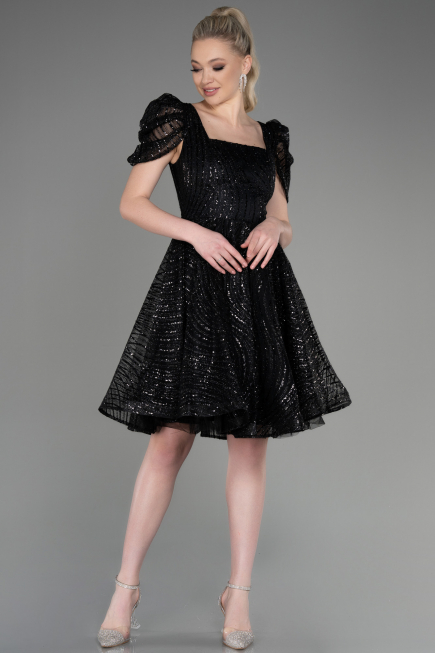 Short Black Party Dress ABK2001