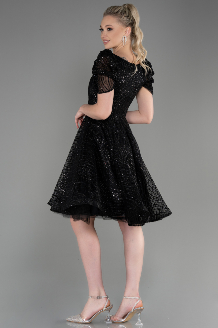 Short Black Party Dress ABK2001